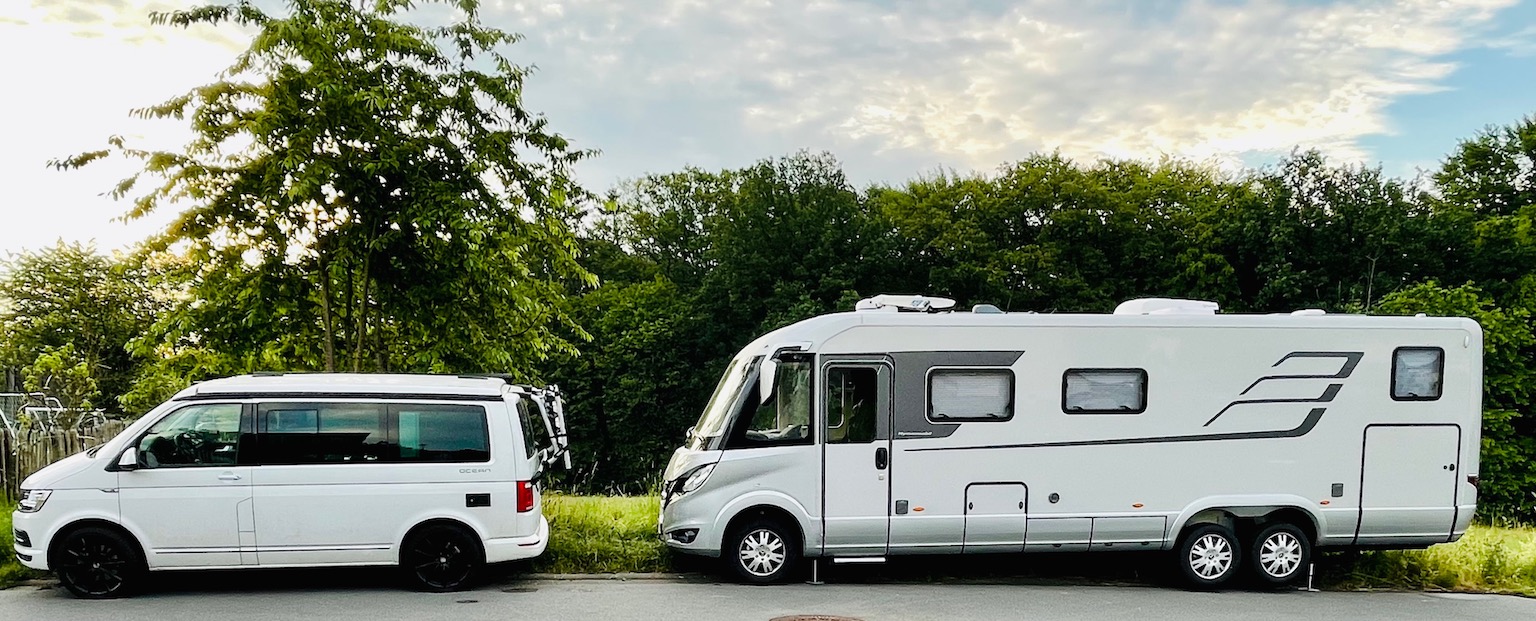 Camper von camping-fan VW T6 und Hymer 880